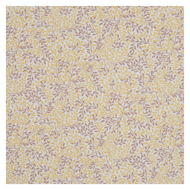 Tissu de feuillage floral Allure, Beige miel