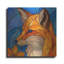  «Stain Glass Fox» par Rich Monet, art mural en métal, 36 po x 36 po-514005016