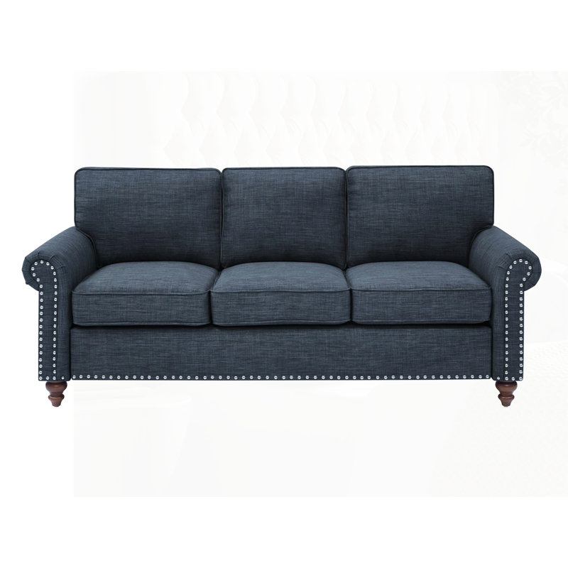 78" Sofa With Solid Wooden Legs