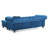 Nola Velvet L-Shaped Sectional Reversible-1393727335