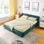 Lit de chambre à coucher élégant, cadre de lit tapissier avec tête de lit et tiroirs de rangement sous le lit-1226720409