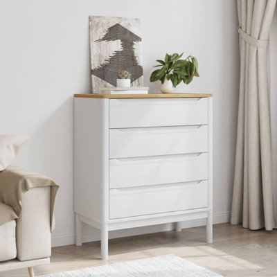 Commode en bois de pin massif FLORO Latitude Run®