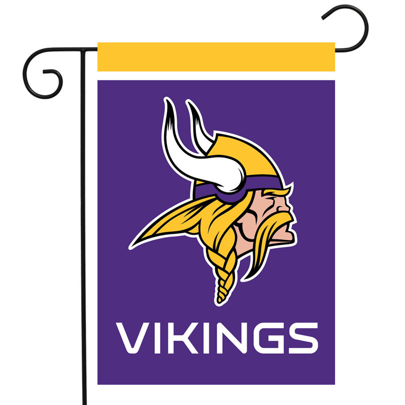 Drapeau du Minnesota Vikings NFL, Minnesota Vikings, Violet / jaune / blanc