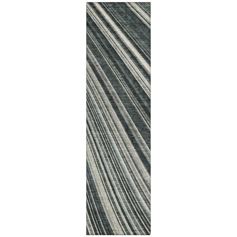 Tapis Chayden avec envers antidérapant, Tapis de couloir 2 pi 3 po x 7 pi 6 po