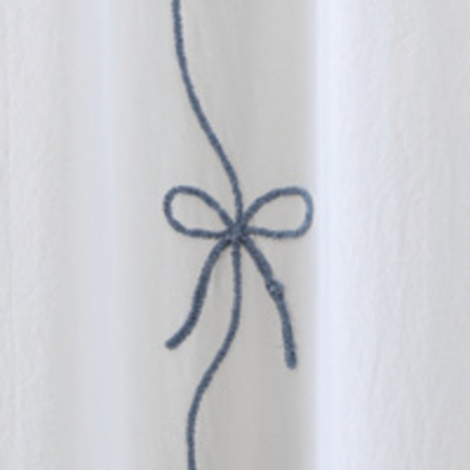 Peri Home Sasha Bows Shower Curtain, Blue