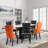 Kingson Modern Glam Tufted Two-Tone Dining Chair with Nailhead Trim & Back Pull Ring-9081318-64230962