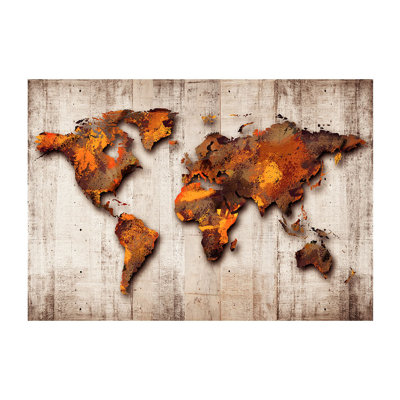 Bilboroughs World Map Wall Mural