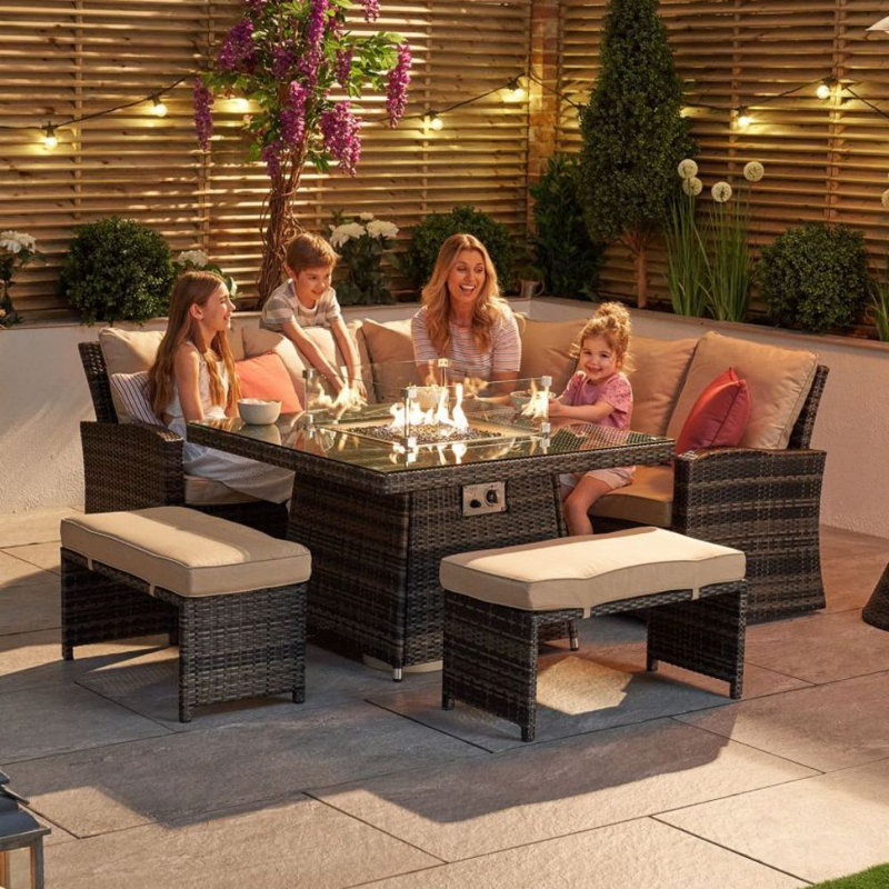Andrius 7-Person Seating Group with Cushions