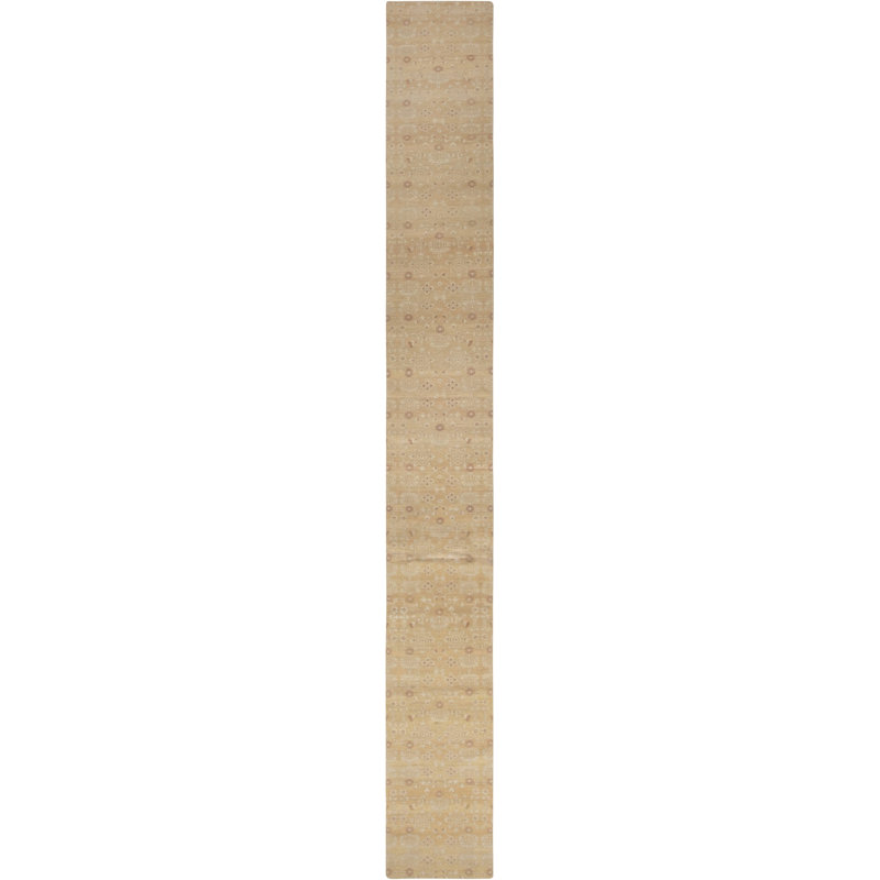 Tapis de couloir d'inspiration orientale traditionnelle 2 pi 4 po x 20 pi 4 po