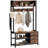 Gerzik 5 in 1 Hall Tree with Bench and Shoe Storage, Entryway Bench with 7 Coat Hooks 3 Drawers and Top Storage Shelf, for Hallway Living Room-401677644