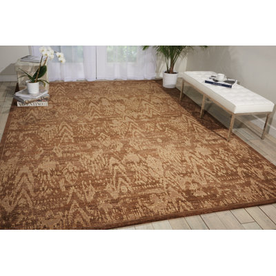 Huckle Wool Ikat Indoor Rug