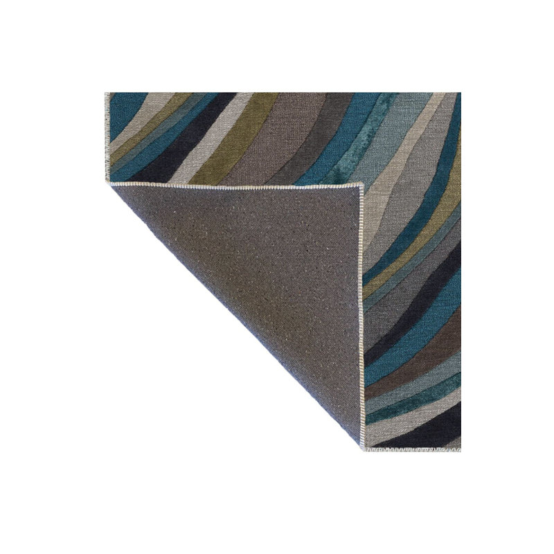 Tapis décoratif lavable à la machine multicolore, Rectangle 3 pi 3 po x 4 pi 11 po