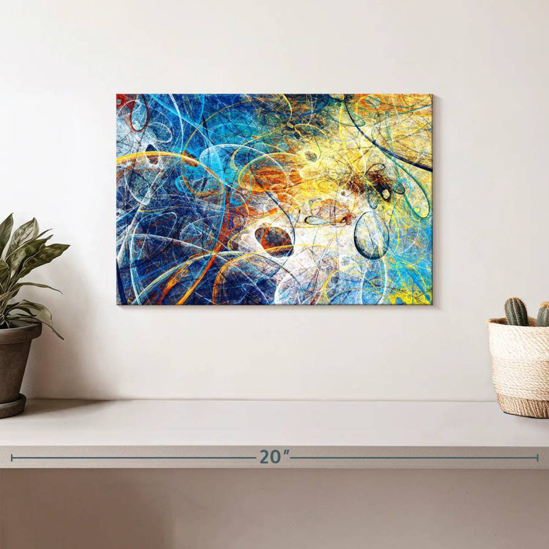 Avery Space Time Warp Abstract, 8" H x 12" W