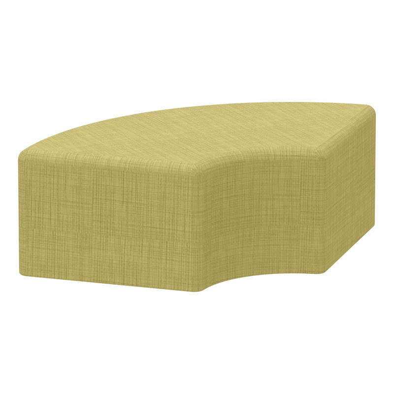 Learniture Structured Quarter Round  Stool -Flexible Modular Collaborative Soft Seating For Office, Home, Lounge And School Classrooms With Durable Frame 1018NLG
