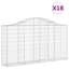 Ensemble de 18 paniers Vidaxl Gabion-113973752