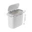 PP Manual Lift Waste Bin - 13L