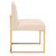 Chaise d'appoint en lin de 19,5 cm de large Ander