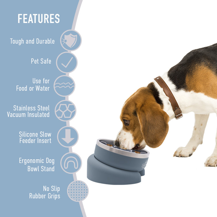 JOYDING Elevated Dog Bowls Raised Pet Bowls Food and Water Bowls Dishes Stand  Feeder