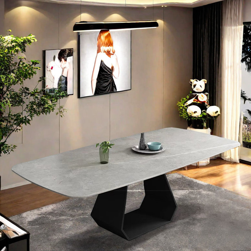 Alayzah Dining Table, 29.5"H x 78.7"L x 35.4"W