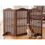 Barrière de chien autoportante pliable en bois-134283878-134283879
