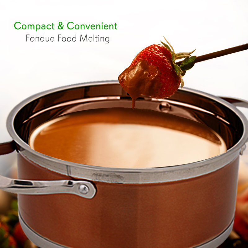 Ensemble à fondue en acier inoxydable 1 pte NutriChef