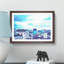 Skyline of Dhaka in Bangladesh - Picture Frame Painting Print on MDF-56705301-56705295