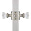 Classic Rosette with Crystal Door Knob-1409674646-1409674668