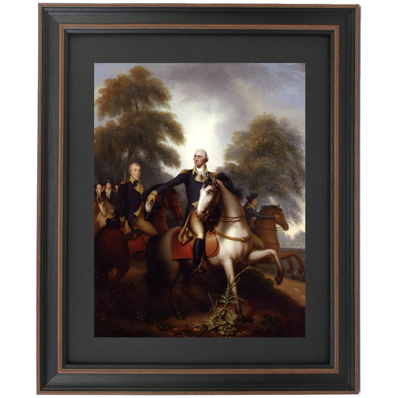 Washington devant Yorktown par Rembrandt Peale - Illustration d'un cadre photo, H 24 po x l 19 po