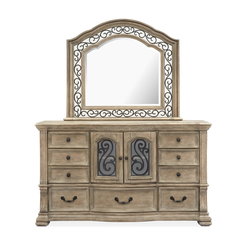 Très grand lit de rangement californien avec commode et tiroir avec miroir, Très grand californien
