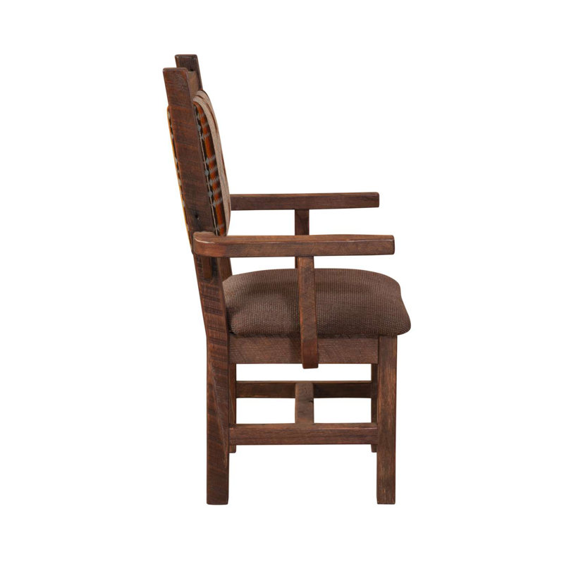  Fauteuil Barnwood Colonial - Tissu client, Tissu du client