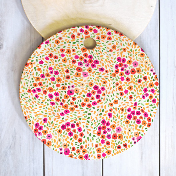 Deny Designs Joy Laforme Birch Wood Cutting Board