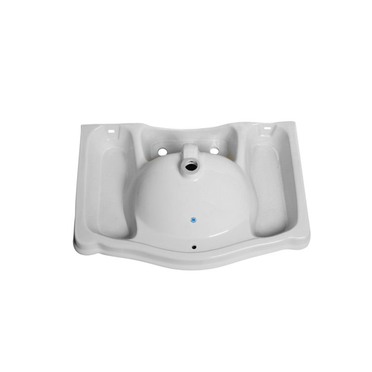 The Renovators Supply Inc. 21'' White Vitreous China Rectangular Bathroom Sink with Overflow