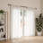 Loop Curtain Rod for Window, Adjustable 42" to 120", Black-94237685