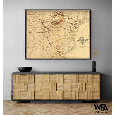 Affiche de chemin de fer atlantique et Great Western