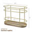Iron, Metal and Solid Wood Standing Napkin Holder