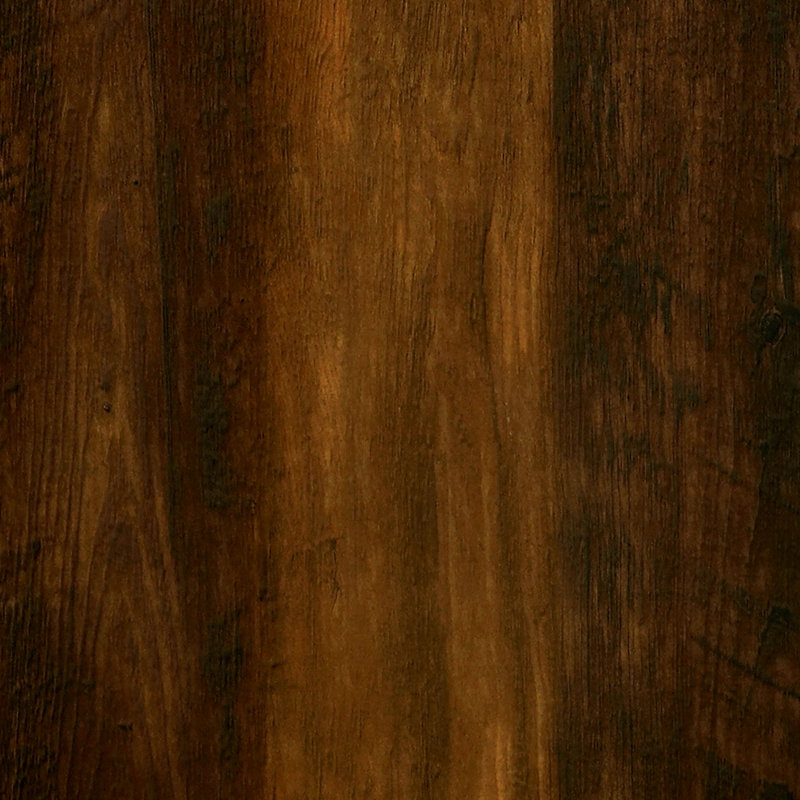 Table de bout carrée en bois d'ingénierie, Marron foncé