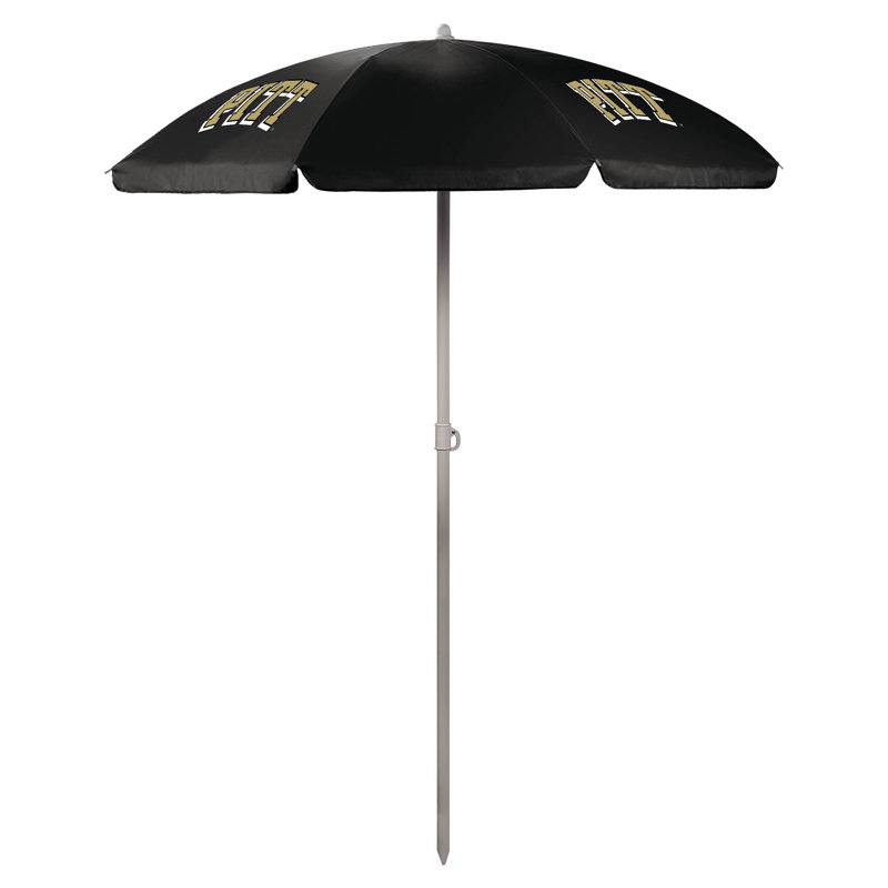 Parasol de plage 5,5 pi Ncaa, Noir, Pittsburgh