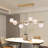 Nese 7 - Light LED Dimmable Kitchen Island Linear Pendant-1670823393
