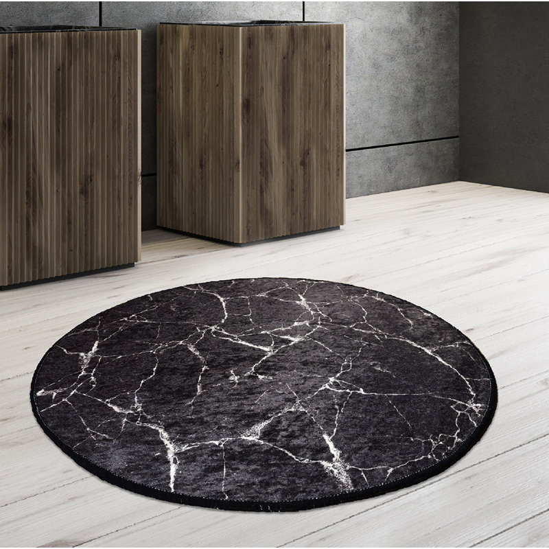 Round Armitage Shag 100cm X 100cm Area Rug