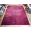 Tapis 12 x 15 de couleur rouge uni Art Deco China 22979