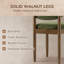 Chaise d'appoint rembourrée en bois massif-128932294