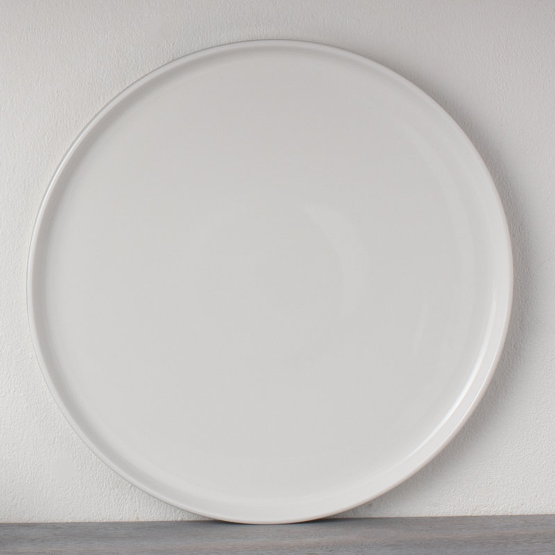 Plateau à rayures Noritake Colorstax, Gris