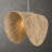 Uttermost Bend 1 Light Raffia Pendant