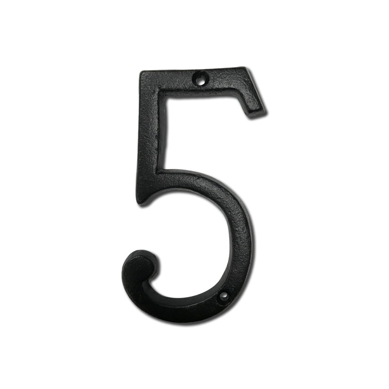 Numéro de maison 5 po, 5