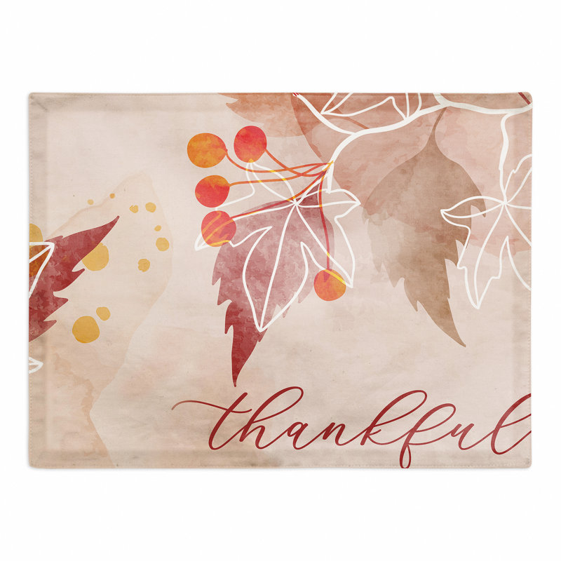Avitable Polyester No Pattern Rectangle Placemat
