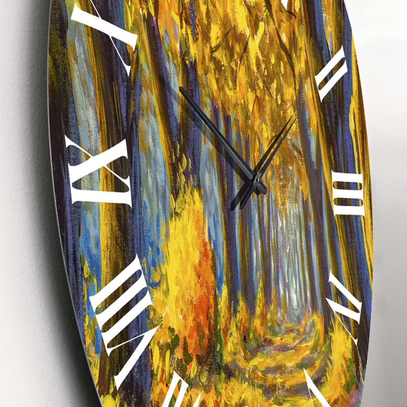 Horloge murale traditionnelle en or, Petit