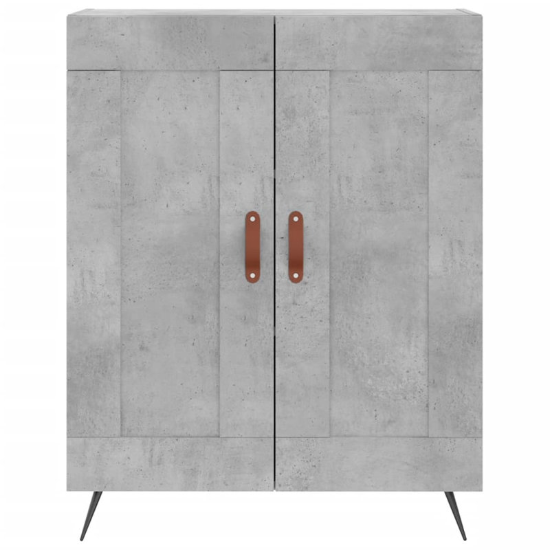 Kailey Display Cabinet, Concrete Grey