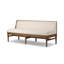 Priscilla LAF Dining Bench-49"-Crypton Wayfarer Snow-1193779088
