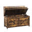 Banc de rangement et boîte de rangement brun rustique avec 2 charnières de conception rétro pour la chambre à coucher d'entrée 39,5 "L15,7" l 17,7H couleur 300 - Capacité de poids-129017345-129017347