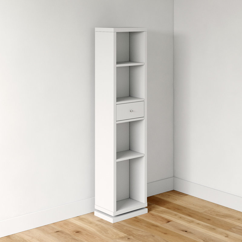 Briann Freestanding Linen Cabinet, White